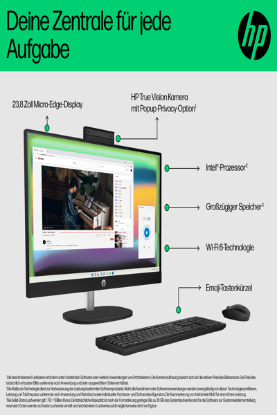 HP ALL-IN-ONE TOUCH PC 24-CR0111NG INTEL N100 FHD - C65Y3EA