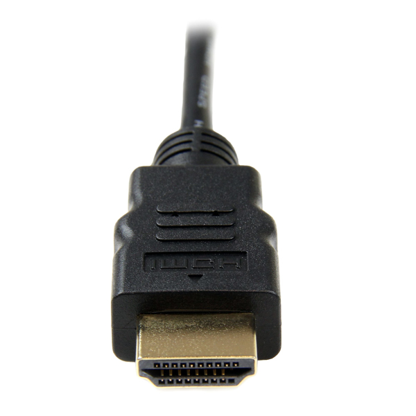 StarTech 2m High Speed HDMI Cable with Ethernet - HDMI to HDMI Micro - M/M - 2 m - HDMI Type A (Standard) - HDMI Type D (Micro) - 3D - Black - HDADMM2M