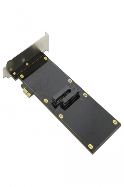 Delock PCI Express x1-kort för 2 x SATA-hårddiskar/SSD - 90348