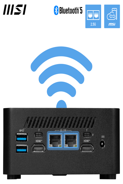 MSI Cubi NUC 1M Intel Core i7 150U Barebone - CUBI NUC 1M I7 150U BB