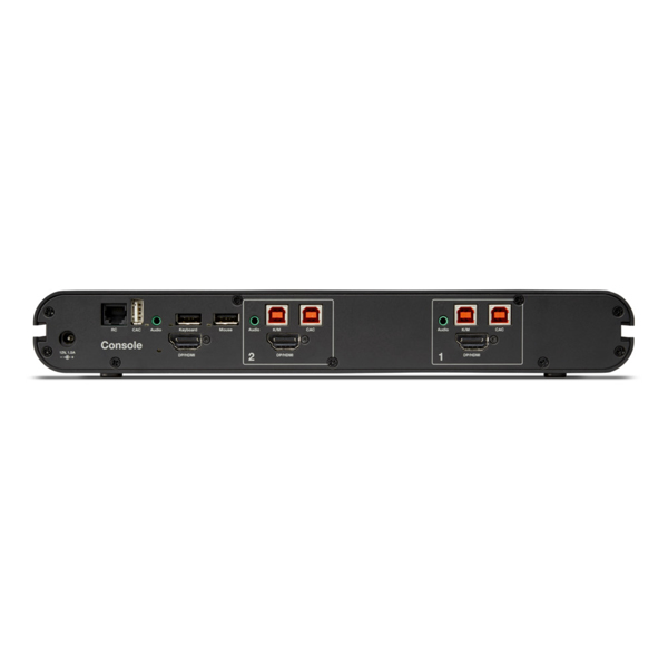 Belkin F1DN102KVM-UN-4 - 3840 x 2160 pixels - 4K Ultra HD - Black - F1DN102KVM-UN-4