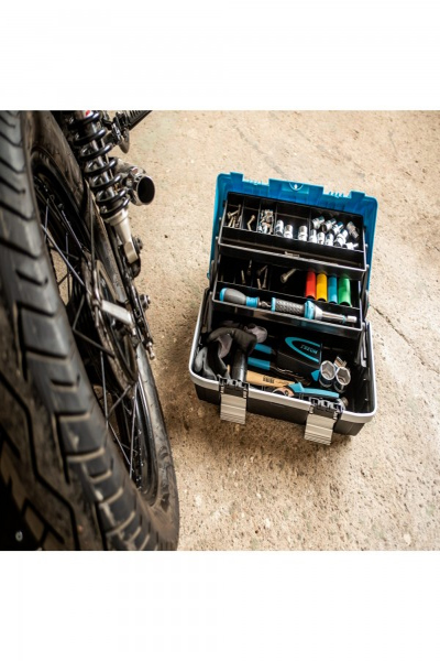 HAZET 190L-2 Boîte à outils en plastique noir/bleu