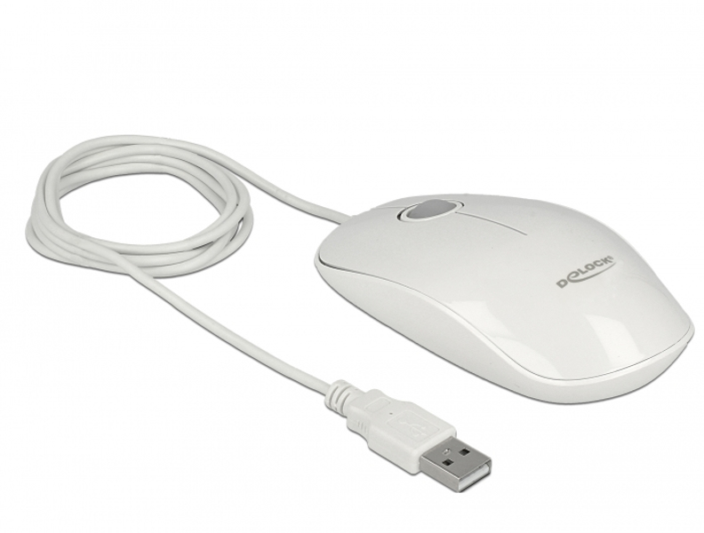 Delock 12537 Mouse USB Type-A Optical 1200 DPI - 12537