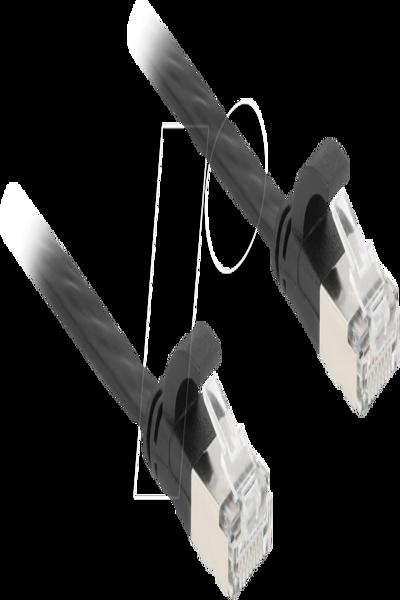 Delock Patchkabel gewinkelt RJ45 S/FTP Cat6 - Cable - Network - 81164