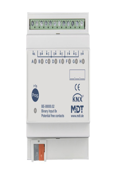 Entrée binaire MDT BE-08000.02 Pote REG 8 voies 4TE