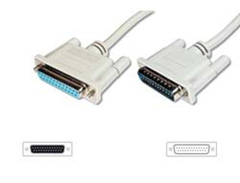 DIGITUS DB25 förlängningskabel 5m - AK-610201-050-E
