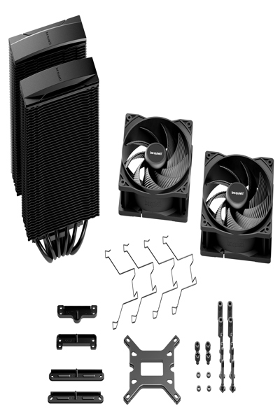 Be Quiet! kÃƒÂ¼hler Pure Rock Pro 3 Black - Processor cooler - 34.8 dB - BK042