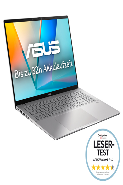 ASUS Vivobook S 16 S3607QA-SH095W Snapdragon X1-26-100 - Notebook - Qualcomm Snapdragon - 90NB16C1-M007M0