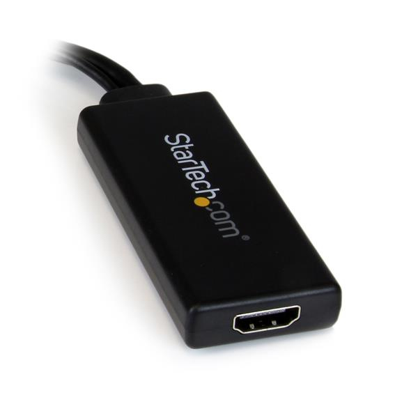 StarTech VGA to HDMI adapter with USB audio & power - video converter - VGA - HDMI - black (VGA2HDU) - VGA2HDU
