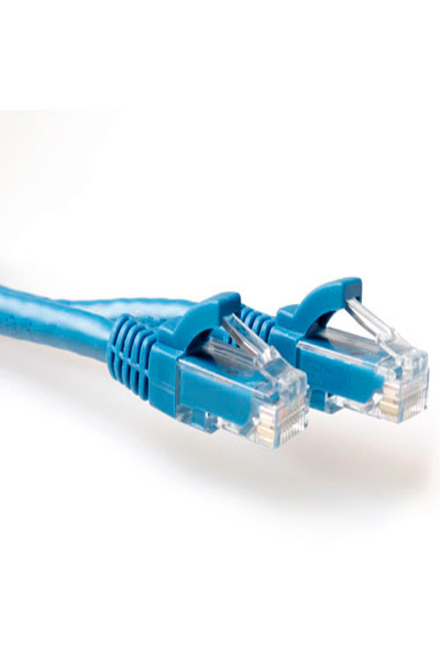 ACT Blue 5 meter U/UTP CAT6 patch cable snagless with RJ45 connectors - 5 m - Cat6 - U/UTP (UTP) - RJ-45 - RJ-45 - Blue