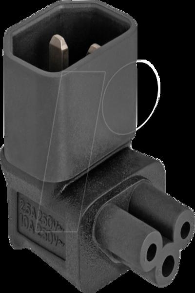 Delock Strömadapter - IEC 60320 C14 enligt IEC 60320 C5 - 80471
