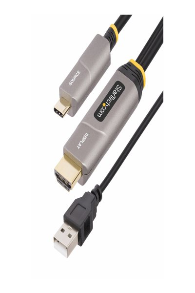 StarTech.com 30ft USB-C to HDMI 2.0 Active Optical Cable - 145B-USBC-HDMI4K-AOC