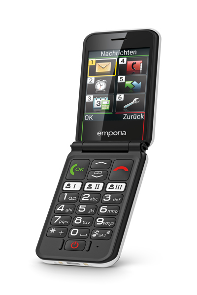Emporia SIMPLICITY glam 4G - white - Cellphone - 7.1 cm - V227-4G_001