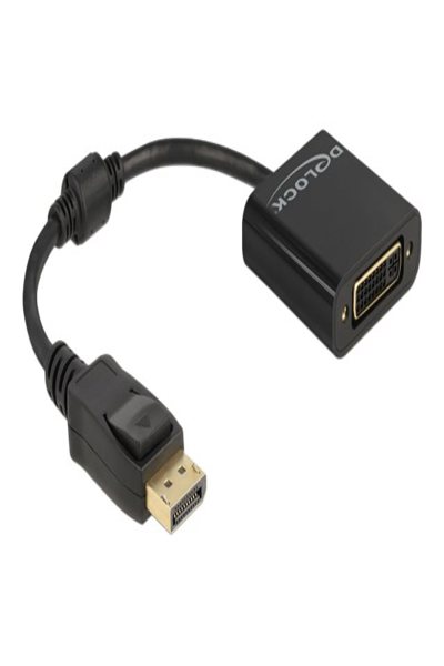 Delock Adapterkabel - DisplayPort (hane) till DVI-I (hona) - 61023