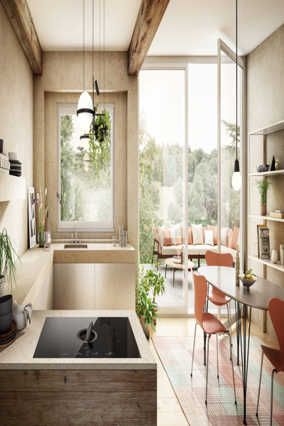 Elica NikolaTesla Switch Glow EVO BL/A/83 83cm induction hob - PRF0196335