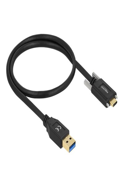 Delock USB-kabel - 24-stifts USB-C (hane) till 24-stifts USB-C (hane) - 84007