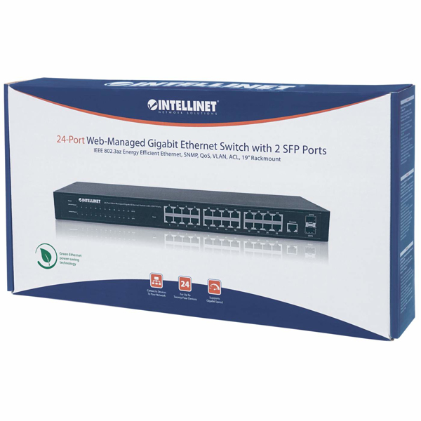 Webhanterad Gigabit Ethernet-switch med 24 portar - 560917