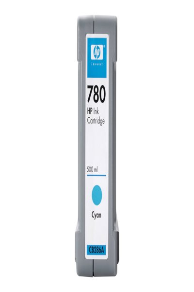 HP 780 Cyan Ink Cartridge: 500ml Original