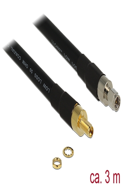 Delock Antenna cable - SMA female to SMA male - 13007