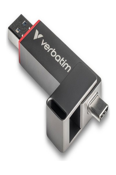Verbatim USB 3.2 Stick Dual QuickStick - Memory-Stick - 128 GB - 32040