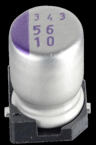 Panasonic SVP 56/10 - polymer capacitor 56µF 10V 2000h low ESR - 10SVP56M