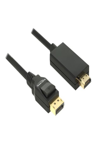 Delock Adapter cable - DisplayPort male to HDMI male - 85318