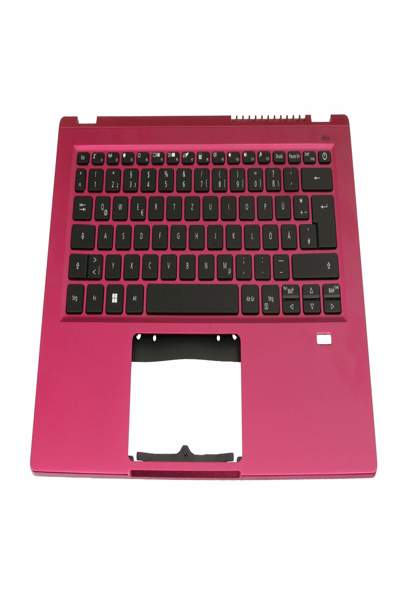 Acer PK1334G1K13 Keyboard incl. Topcase DE German black/red with - Keyboard