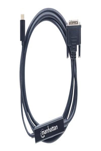 Câble Manhattan USB-C vers DVI-D 2 m 1080p