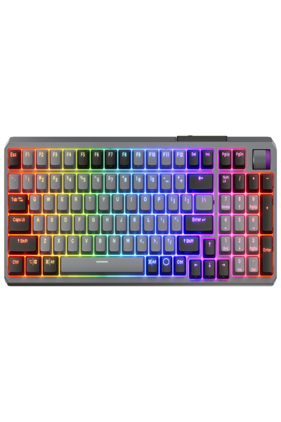 Cooler Master MK-770-GKKR1-US MK770 Sapce Grey Kailh Box V2 Red 98 key Wired 2.4GHz - Keyboard - QWERTY