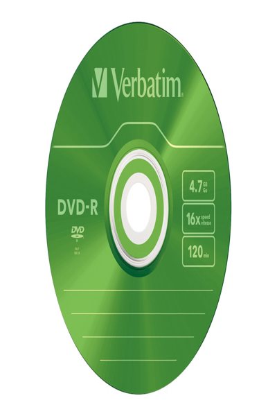 Verbatim Colours - 5 x DVD-R - 4.7 GB 16x - 43557