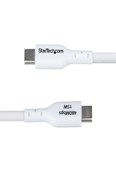 StarTech.com 3m White USB-A to USB-C Charging Cable - USB2AC3MNCWHE
