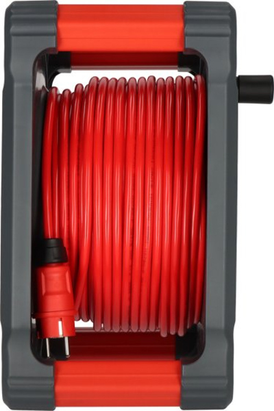 Brennenstuhl 9201500210, Svart, Röd, Plast, 5 AC-uttag, Typ E / F, Rak, 50 m - 9201500210