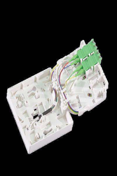 LogiLink FB4LC30: FTTH Box 2x LCD/APC, 30m Cable - FB4LC30