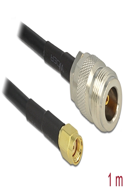 Delock Antenna cable - RP-SMA (M) to N connector (F) - 88684