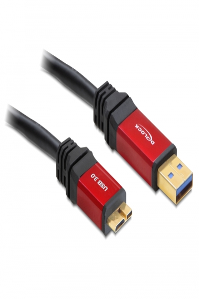 Delock Premium - USB-kabel - USB typ A (hane) till Micro-USB typ B (hane) - 82763