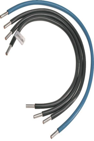 Faisceau de câbles Hager pour plaque support 1 étage 4 broches Y871DS1 16 mm² bas 1+2re
