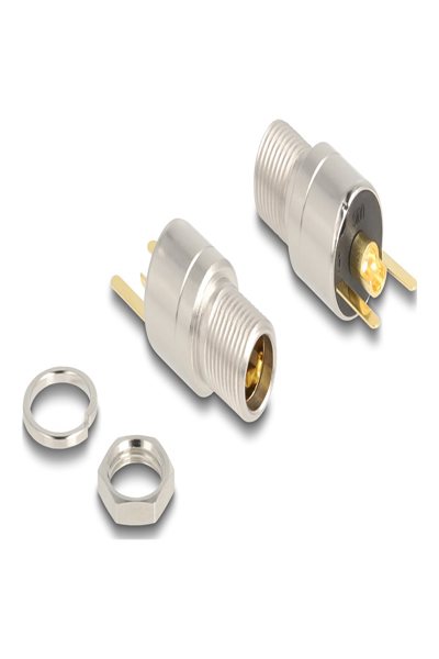 Delock Strömkontakt - DC-jack 5,5 mm x 12 mm (ID: 2,5 mm) (F) skott - 90192