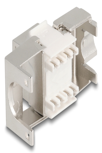 Delock Keystone Module Slim RJ45 Jack LSA Cat.6A shielded - 90723
