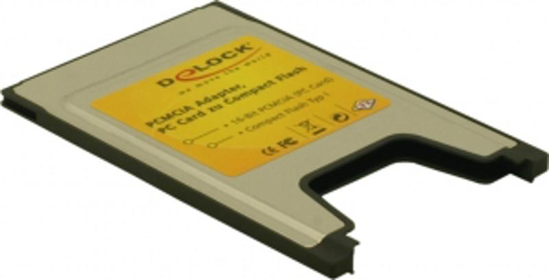 Delock PCMCIA Card Reader for Compact Flash cards - 91051