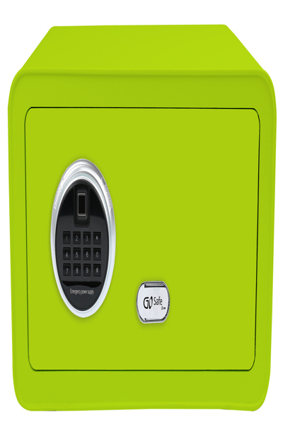 Olympia GOsafe 2.0 / 210FP - Freestanding safe - Green - Code - Fingerprint reader - Key - 28 L - Polypropylene (PP) - Battery