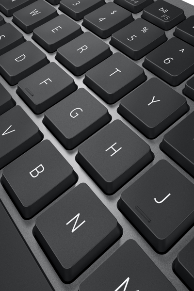 Dell Multi-Device KM7120W keyboard and mouse set - KM7120W-GY-BEL