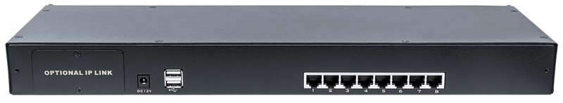 Modulär 8-portars CAT5 VGA KVM-switch - 507882