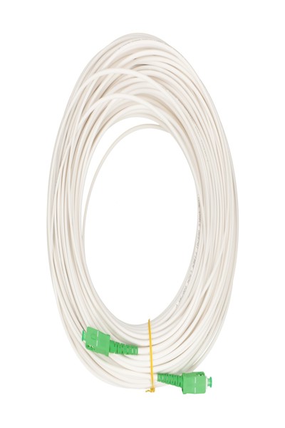 Cordon de raccordement SC/APC-SC/APC monomode simplex LSOH Extralink 10 m