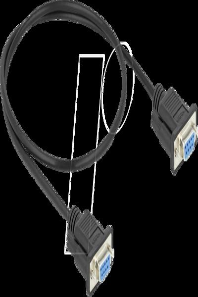 Delock Seriell RS-232-kabel - DB-9 (hona) skruvbar till DB-9 (hona) skruvbar - 86822
