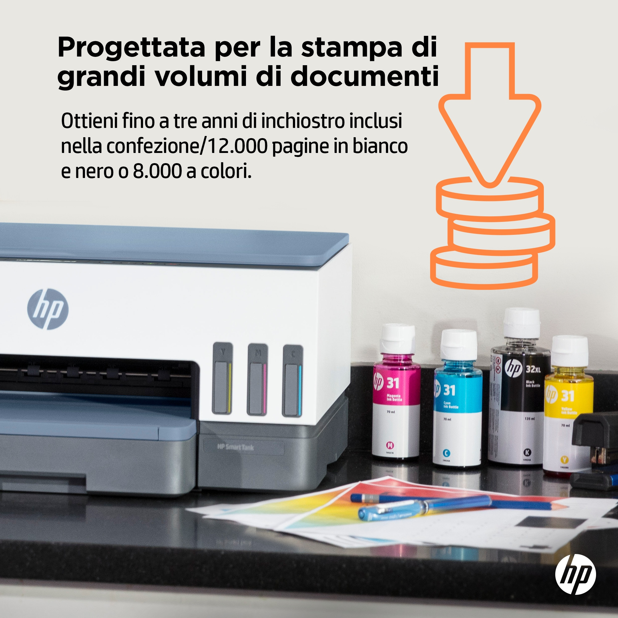 HP Printer Smart Tank 7006 All-in-One - Inkjet - Colored - 28B55A#BHC
