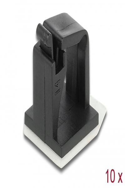 Support de câble Delock - noir (lot de 10)