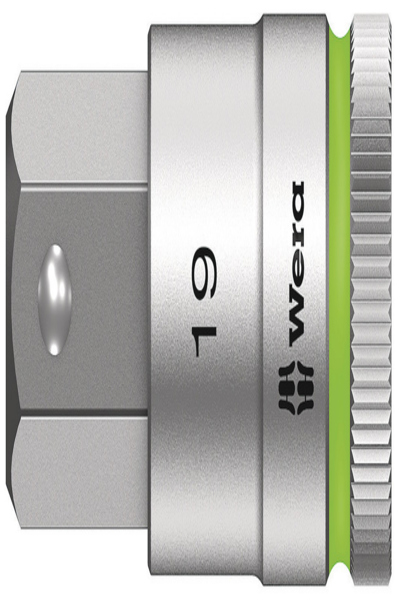 Wera 05003829001, Douille, 1/2", métrique, 1 tête(s), 19 mm, acier au chrome-vanadium