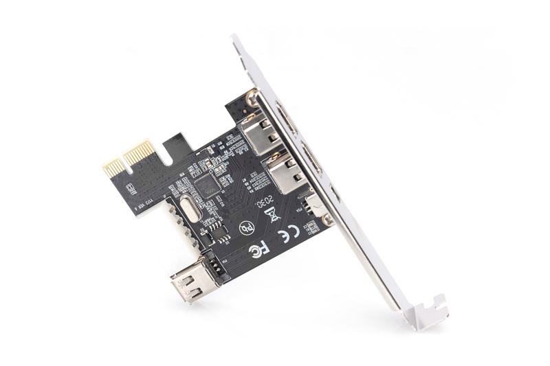 DIGITUS DS-30201-5 Firewire PCIe Card 3+1 Port - DS-30201-5