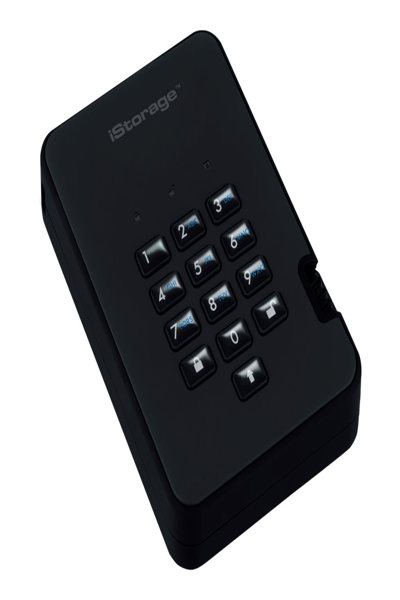 iStorage diskAshur2 256-bit 16TB USB 3.2 secure encrypted solid-state drive - Black IS-DA2-256-SSD-16000-B - 16 TB - 2.5" - USB Type-A - 3.2 Gen 1 (3.1 Gen 1) - 362 MB/s - Black - ISDA2256SSD16000B