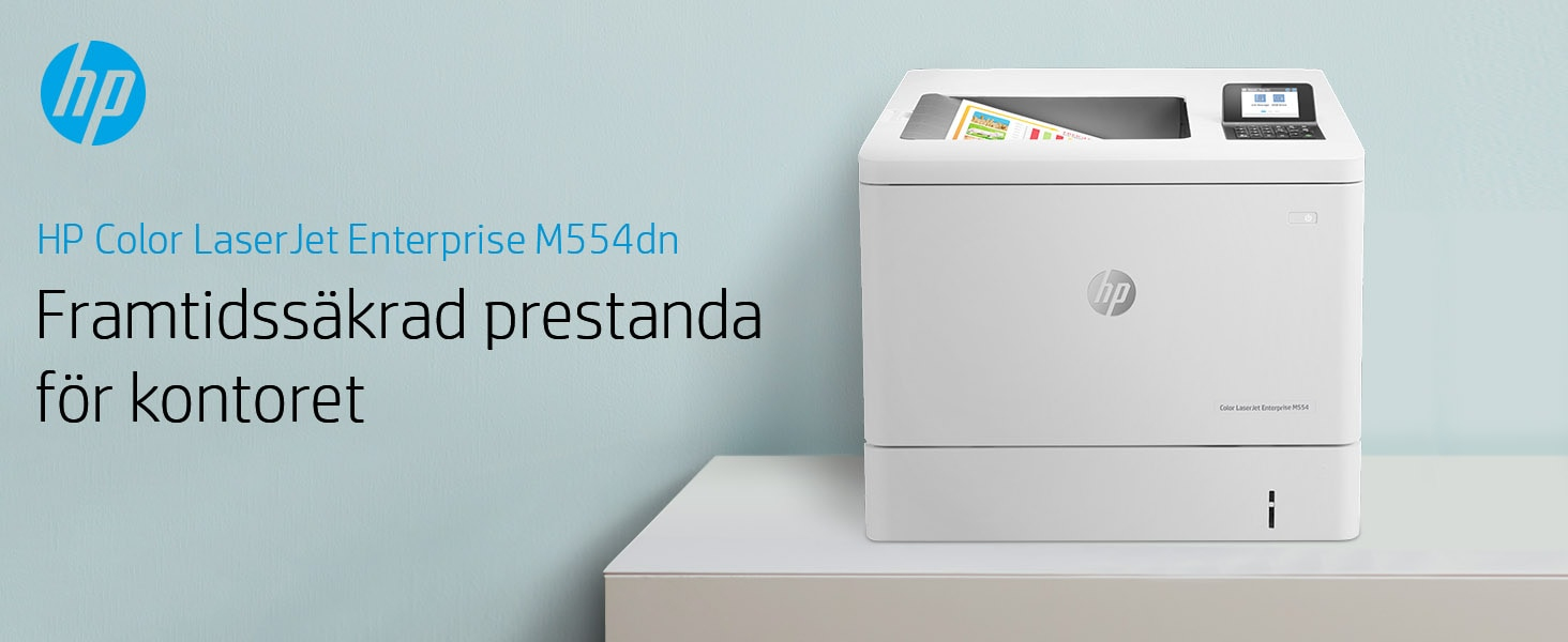 HP Color LaserJet Enterprise M554dn Printer - 7ZU81A